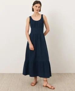 Women Pact Organic Coastal Double Gauze Cami Dress