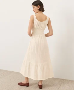 Women Pact Organic Coastal Double Gauze Cami Dress