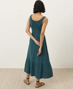 Women Pact Organic Coastal Double Gauze Cami Dress