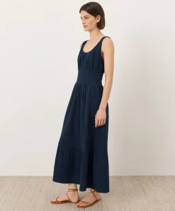 Women Pact Organic Coastal Double Gauze Cami Dress