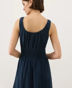 Women Pact Organic Coastal Double Gauze Cami Dress