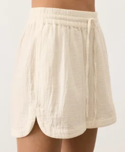 Women Pact Organic Coastal Double Gauze Curved Hem Short