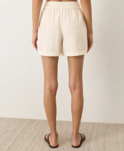 Women Pact Organic Coastal Double Gauze Curved Hem Short