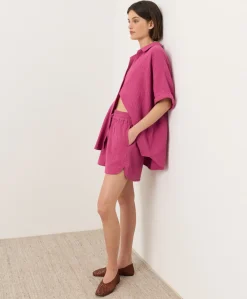 Women Pact Organic Coastal Double Gauze Curved Hem Short