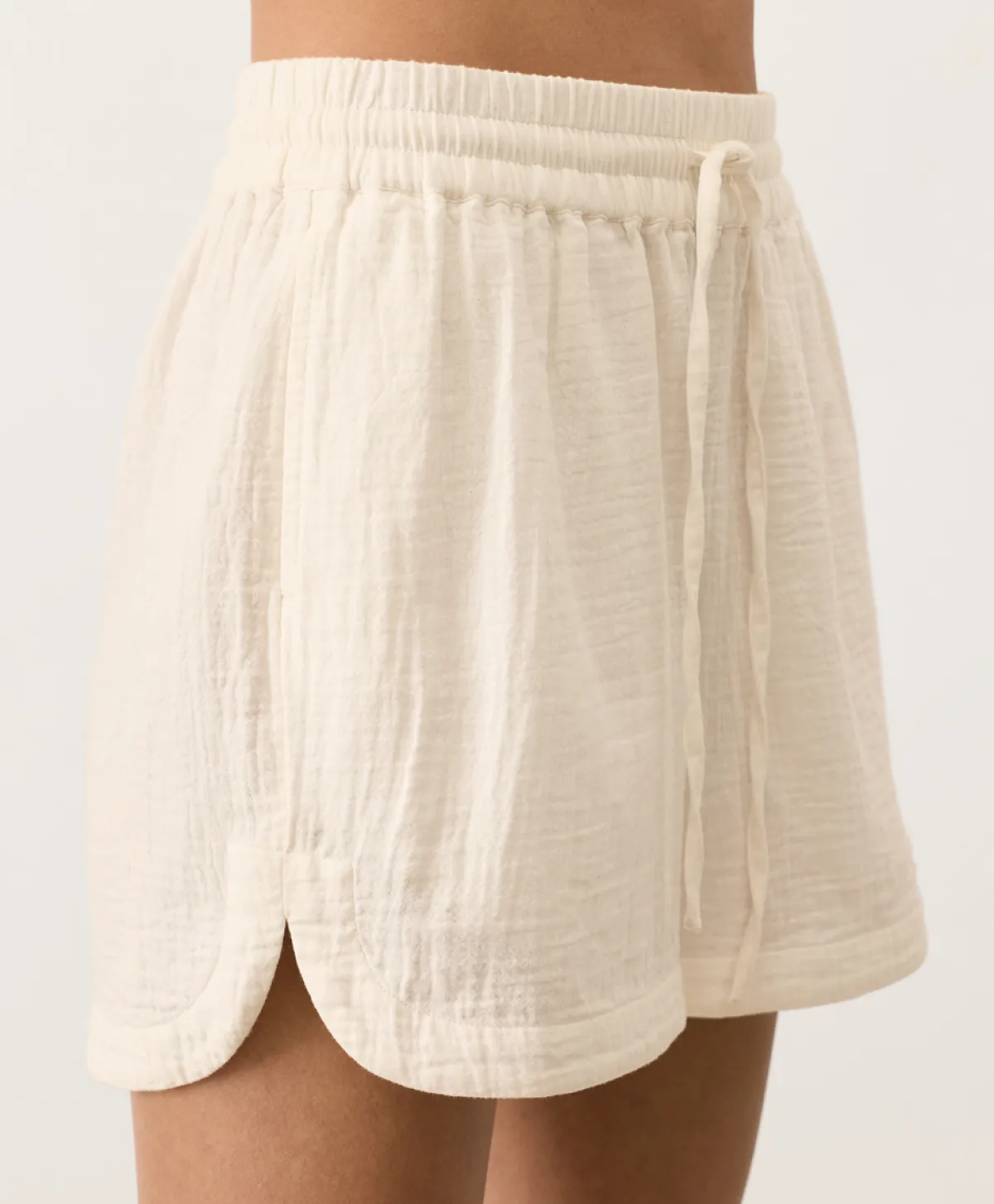 Women Pact Organic Coastal Double Gauze Curved Hem Short