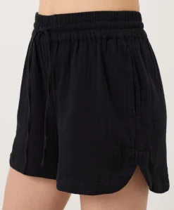 Women Pact Organic Coastal Double Gauze Curved Hem Short