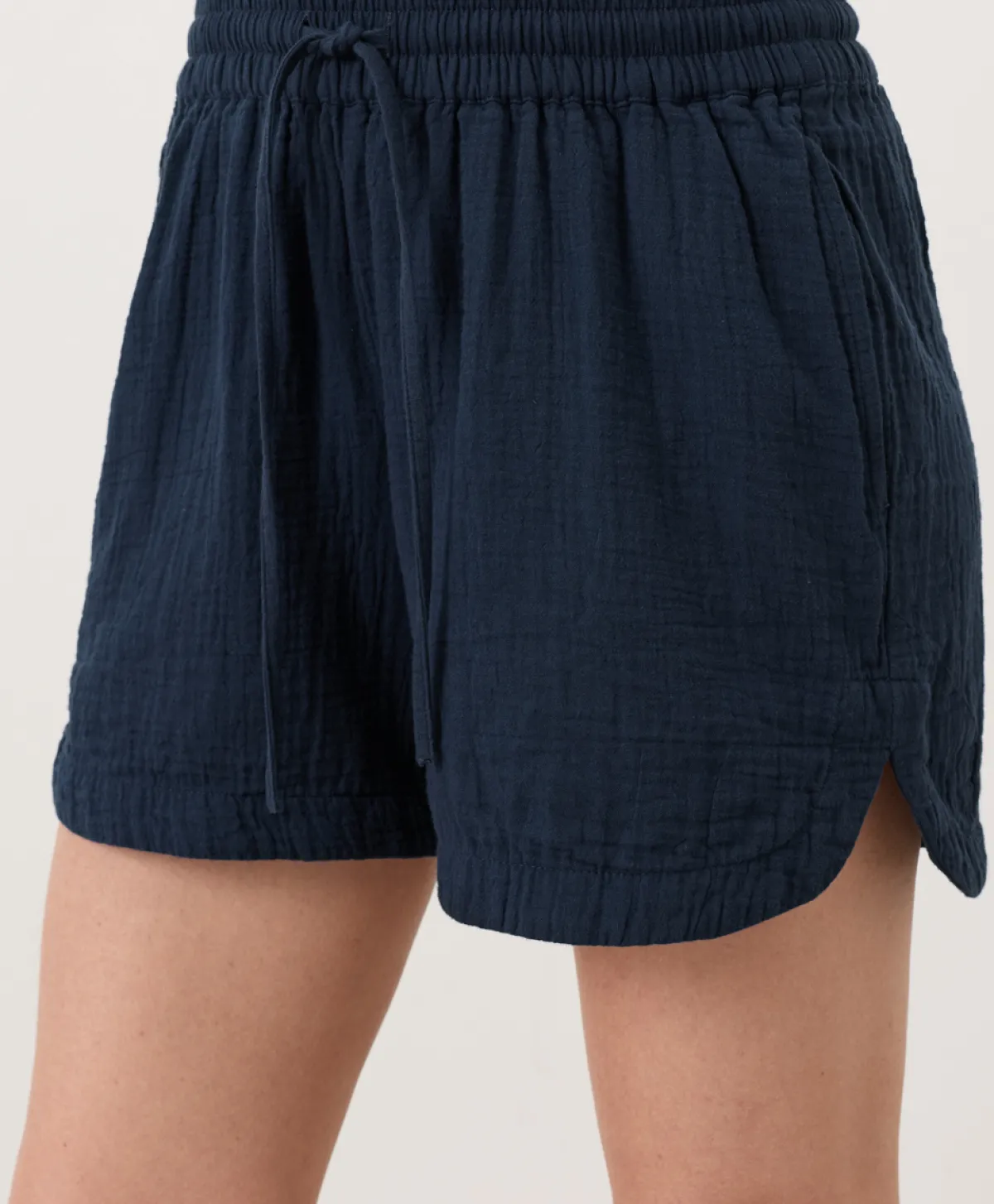 Women Pact Organic Coastal Double Gauze Curved Hem Short