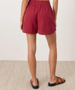 Women Pact Organic Coastal Double Gauze Curved Hem Short