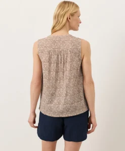 Women Pact Organic Coastal Double Gauze Henley Tank