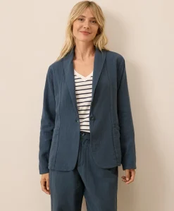 Women Pact Organic Coastal Double Gauze Lined Easy Jacket