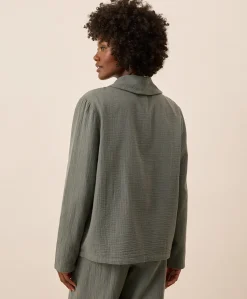 Women Pact Organic Coastal Double Gauze Lined Easy Jacket