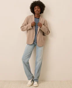Women Pact Organic Coastal Double Gauze Lined Easy Jacket