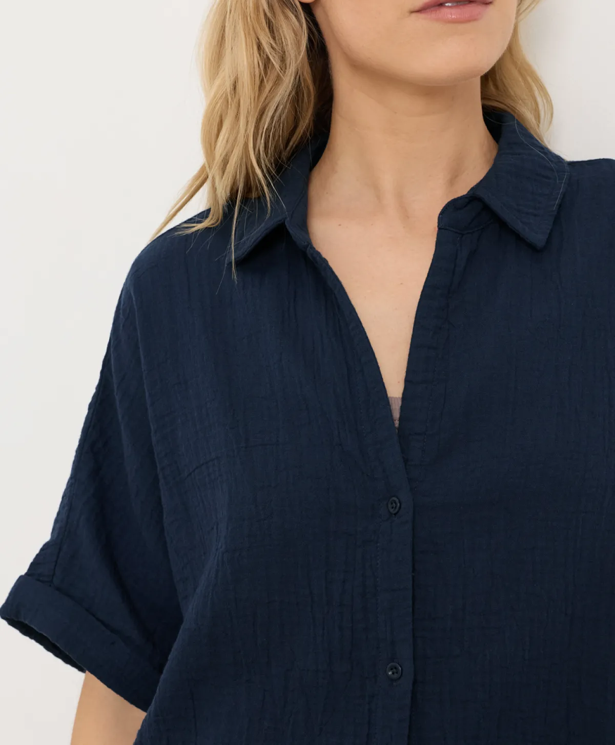 Women Pact Organic Coastal Double Gauze Oversized Shirt