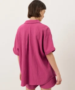 Women Pact Organic Coastal Double Gauze Oversized Shirt
