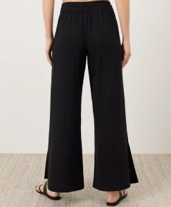 Women Pact Organic Coastal Double Gauze Split Hem Pant