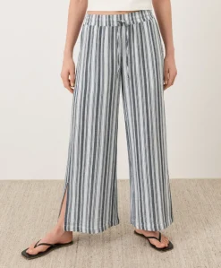 Women Pact Organic Coastal Double Gauze Split Hem Pant
