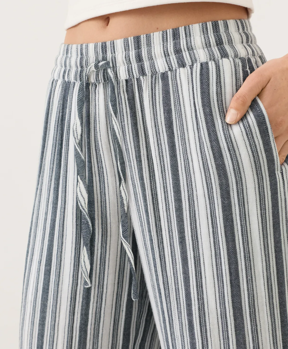 Women Pact Organic Coastal Double Gauze Split Hem Pant