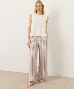 Women Pact Organic Coastal Double Gauze Split Hem Pant
