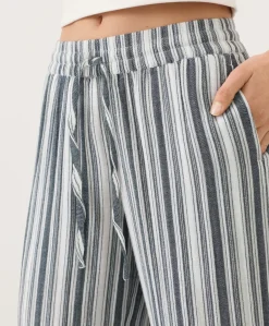Women Pact Organic Coastal Double Gauze Split Hem Pant