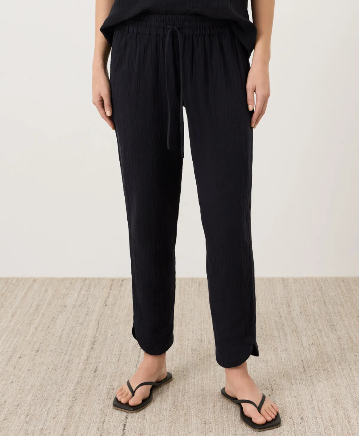 Women Pact Organic Coastal Double Gauze Tapered Pull-On Pant