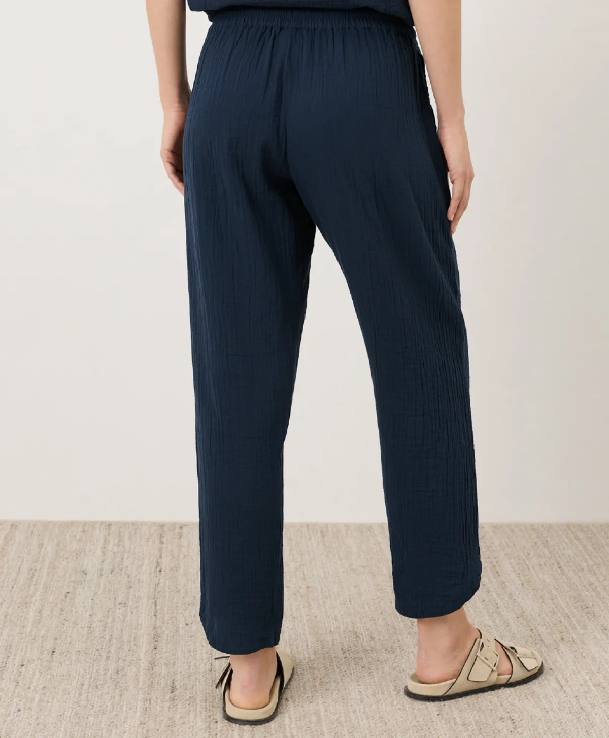 Women Pact Organic Coastal Double Gauze Tapered Pull-On Pant