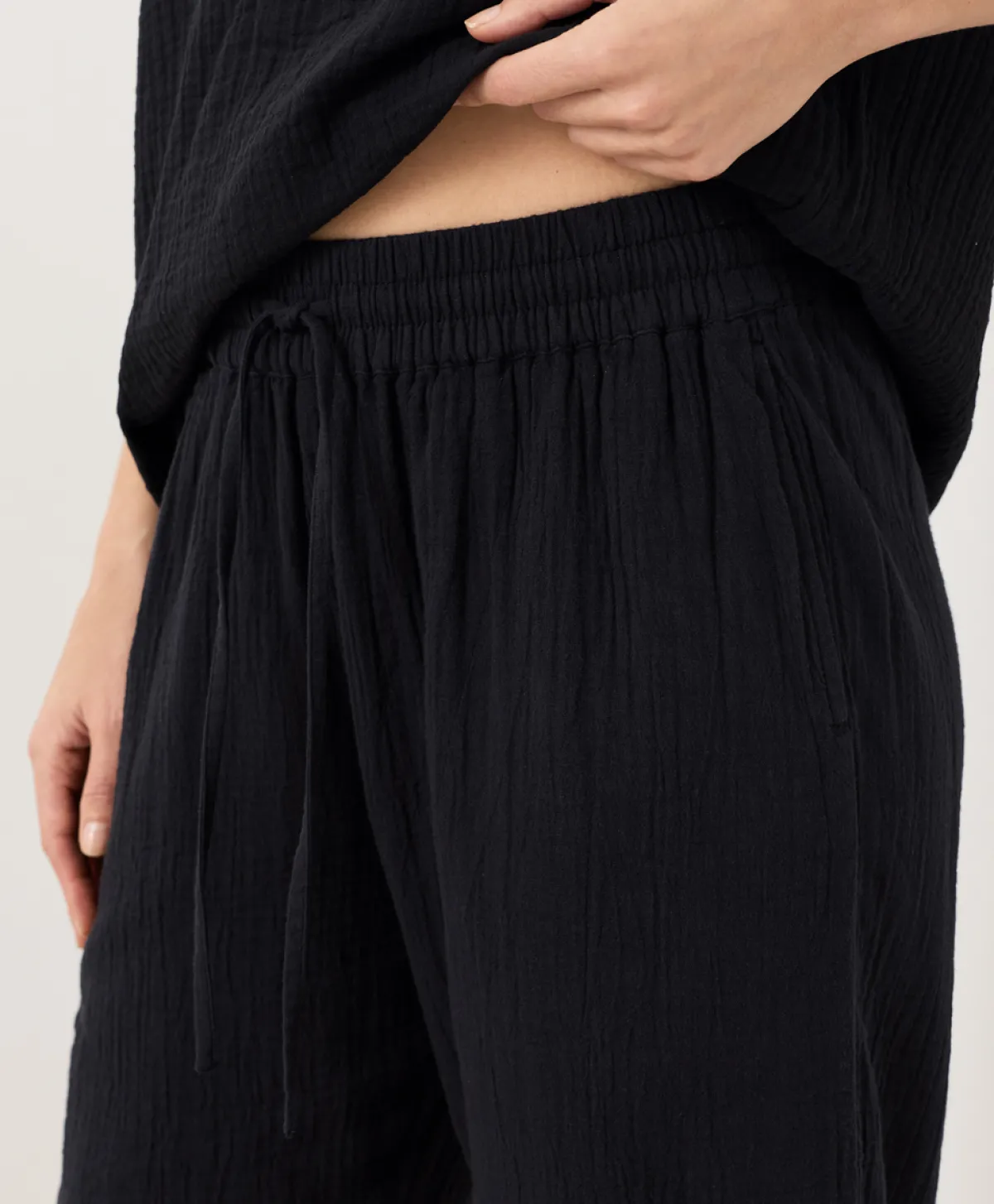 Women Pact Organic Coastal Double Gauze Tapered Pull-On Pant