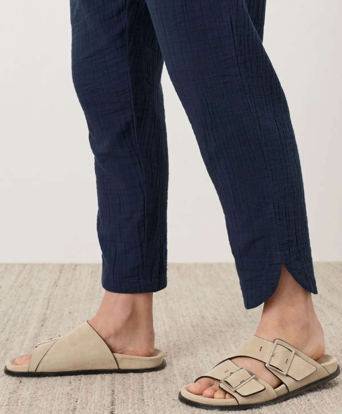 Women Pact Organic Coastal Double Gauze Tapered Pull-On Pant