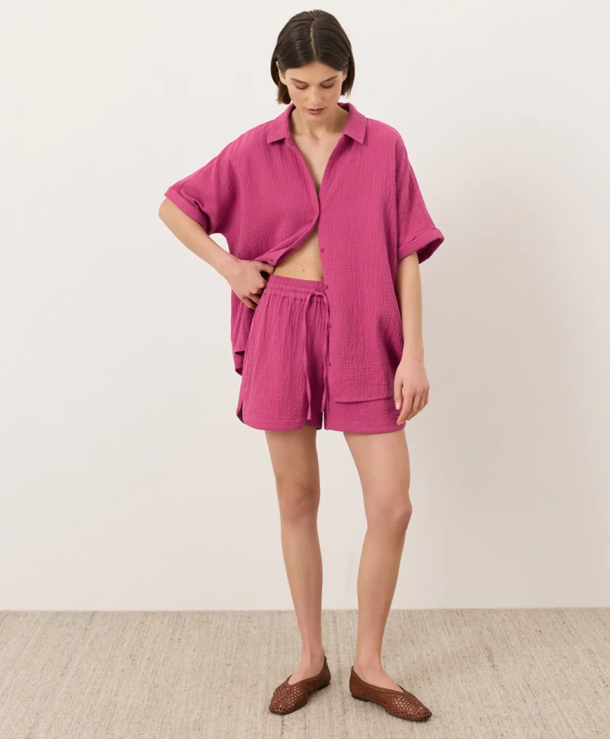 Women Pact Organic Coastal Double Gauze Vacay Set