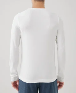 Pact Organic Cool Stretch Long Sleeve Crew Undershirt 3-Pack