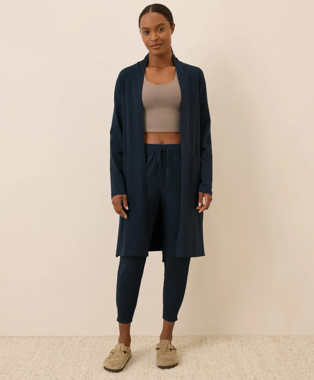 Women Pact Organic Cool Stretch Lounge Duster