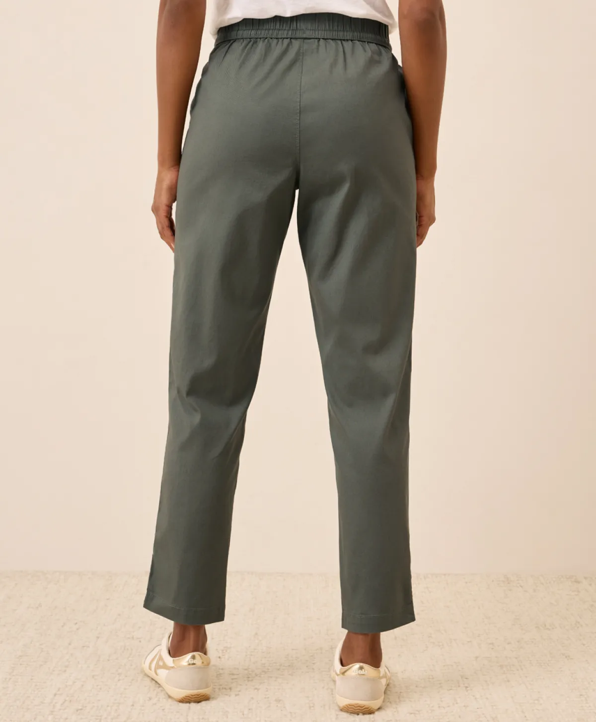 Women Pact Organic Daily Twill Ultra-High Rise Tapered Pant