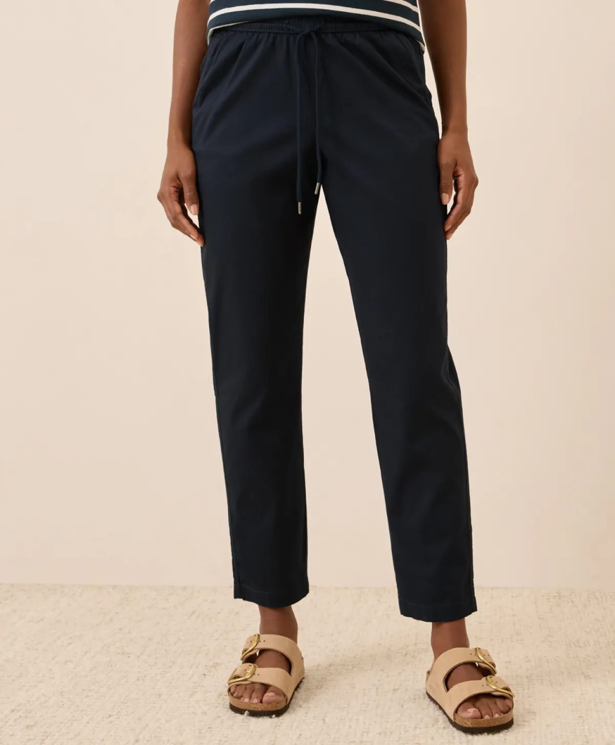 Women Pact Organic Daily Twill Ultra-High Rise Tapered Pant