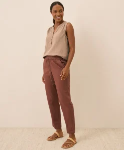 Women Pact Organic Daily Twill Ultra-High Rise Tapered Pant
