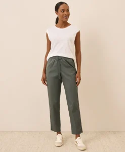 Women Pact Organic Daily Twill Ultra-High Rise Tapered Pant
