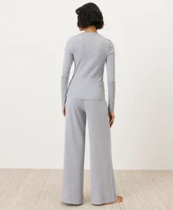 Women Pact Organic Dream Rib Slim Henley
