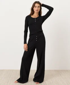 Women Pact Organic Dream Rib Wide Leg Lounge Pant