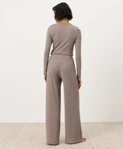 Women Pact Organic Dream Rib Wide Leg Lounge Pant