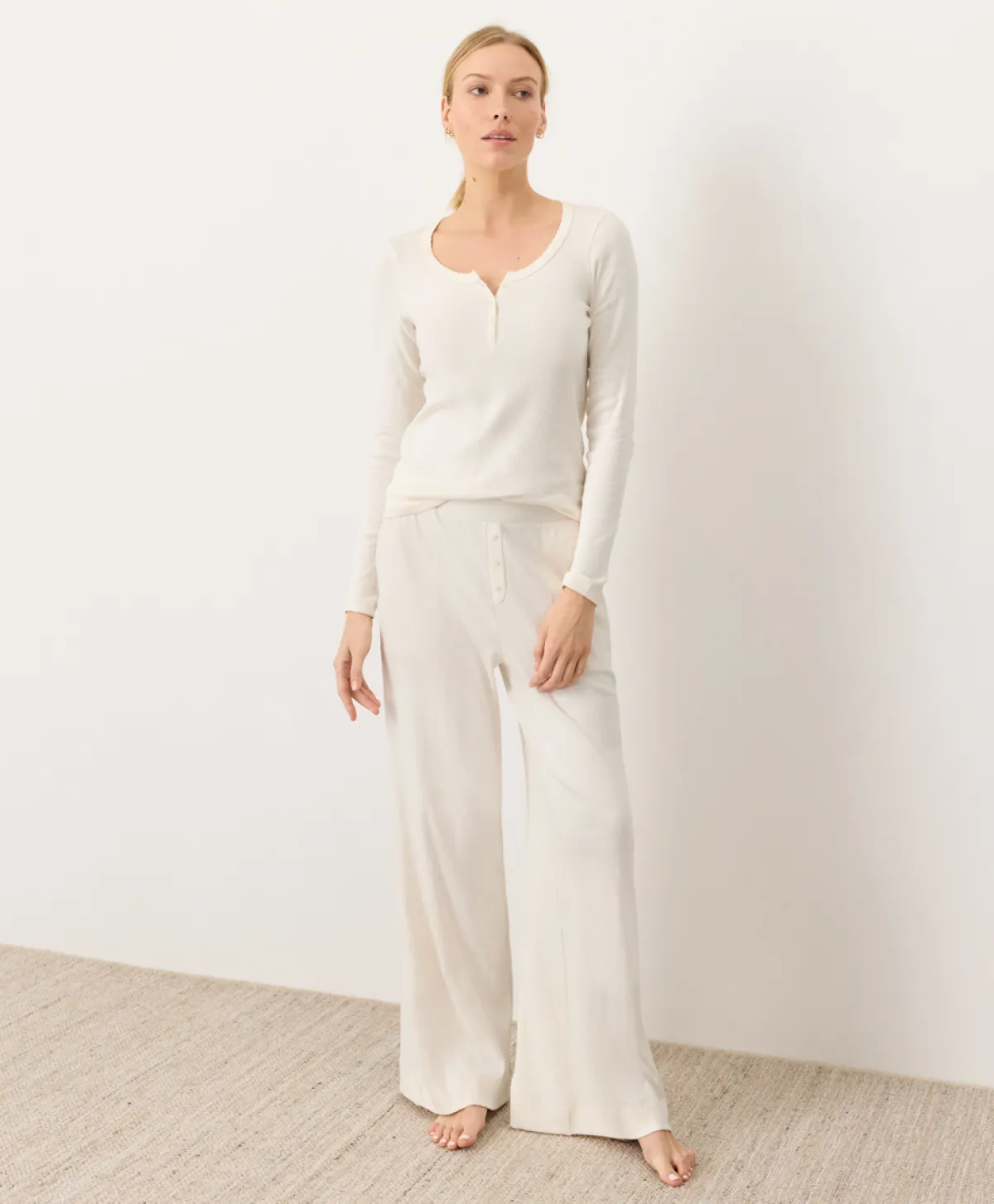 Women Pact Organic Dream Rib Wide Leg Lounge Pant