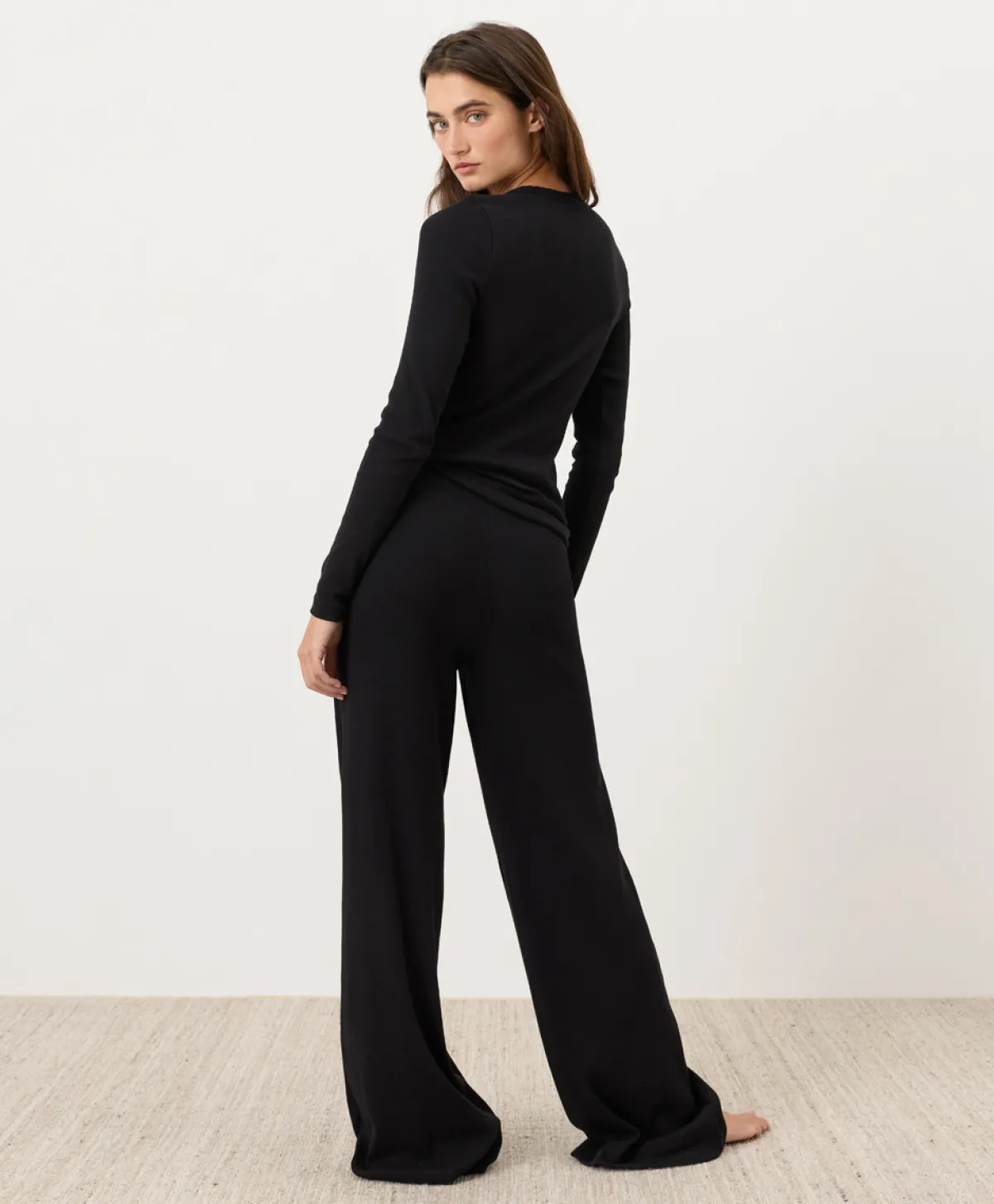 Women Pact Organic Dream Rib Wide Leg Lounge Pant