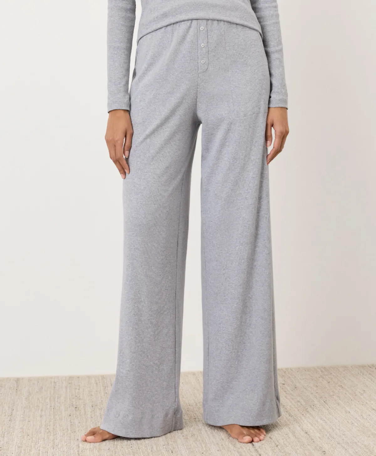 Women Pact Organic Dream Rib Wide Leg Lounge Pant