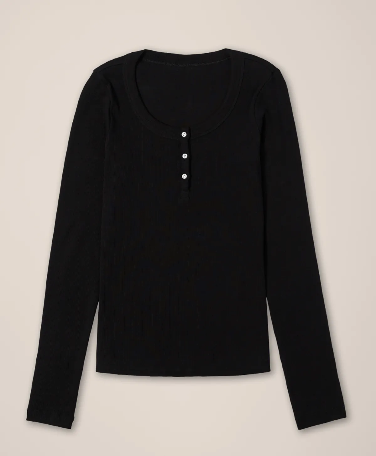 Women Pact Organic Easy Rib Slim Henley