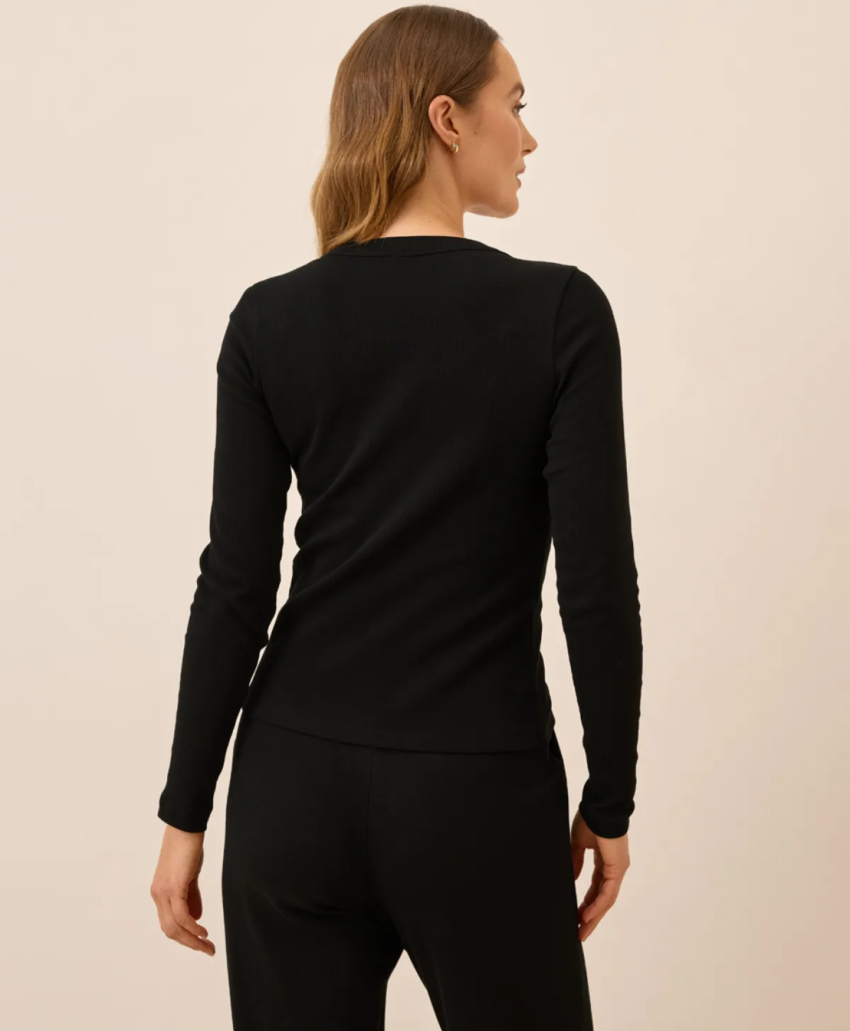 Women Pact Organic Easy Rib Slim Henley