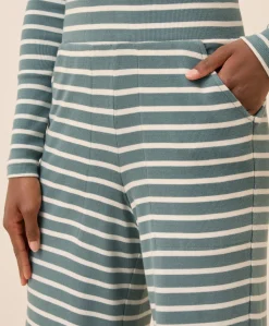 Women Pact Organic Easy Rib Wide Leg Lounge Pant