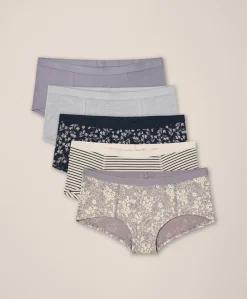 Women Pact Organic Everyday Boy Short 5-Pack