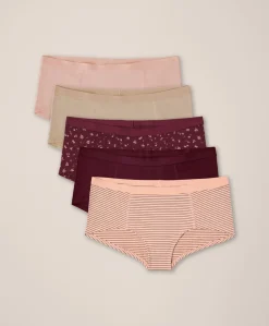 Women Pact Organic Everyday Boy Short 5-Pack