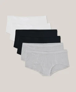 Women Pact Organic Everyday Boy Short 6-Pack