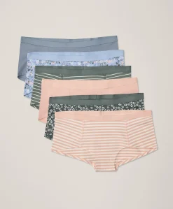 Women Pact Organic Everyday Boy Short 6-Pack