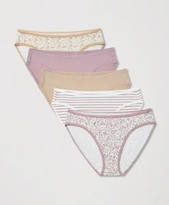 Women Pact Organic Everyday Classic Fit Bikini 5-Pack