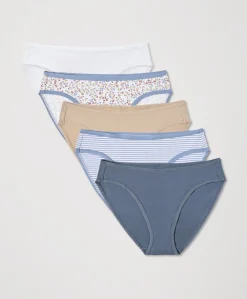 Women Pact Organic Everyday Classic Fit Bikini 5-Pack