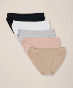Women Pact Organic Everyday Classic Fit Bikini 5-Pack